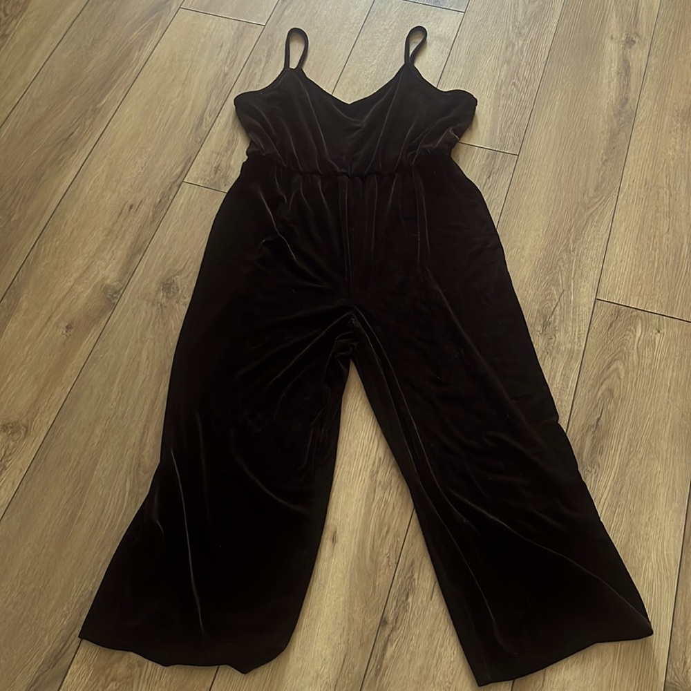 Velvet jumpsuit